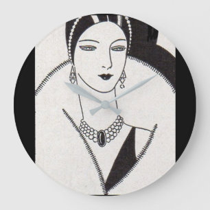 Grande Horloge Ronde Femme art déco 1928