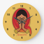 Femme hindoue avec tête en Namaste Salutation