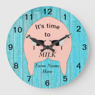 Grande Horloge Ronde Ferme de chèvre laitière alpine Udder