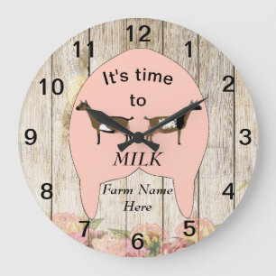 Grande Horloge Ronde Ferme de chèvre laitière naine nigériane Udder