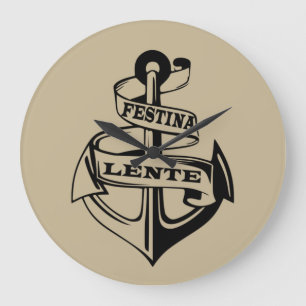 Grande Horloge Ronde Festina lente