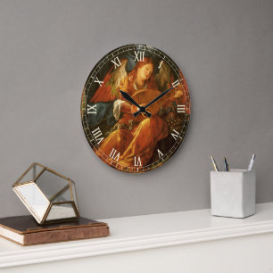 Grande Horloge Ronde Fête des Rose Garlands Ange par Albrecht Durer