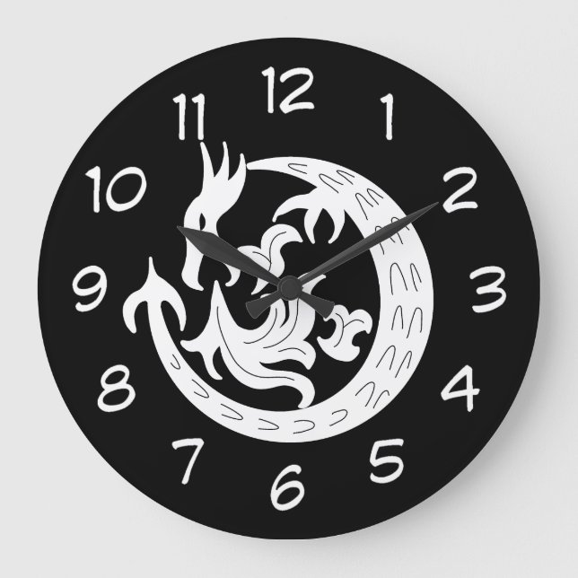 Grande Horloge Ronde Feu de dragon (Recto)