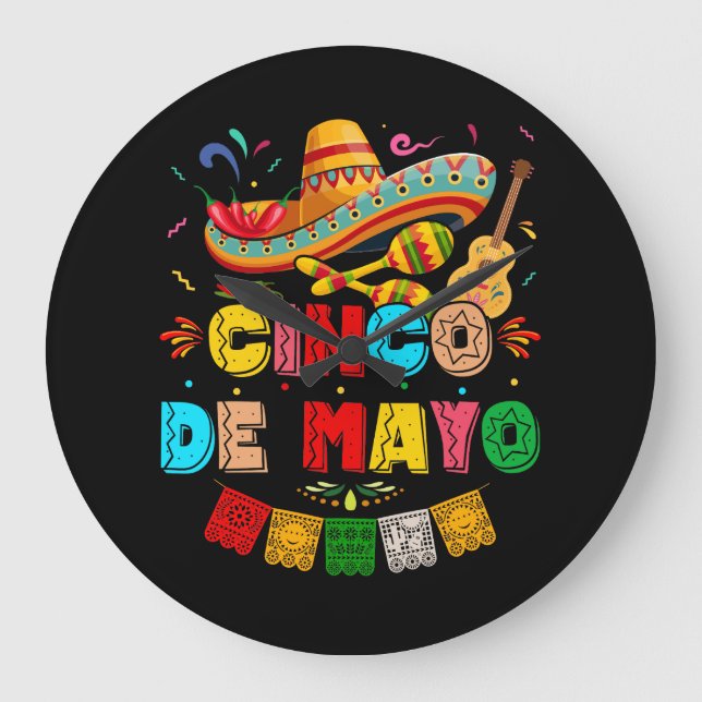 Grande Horloge Ronde Fiesta Cinco de Mayo (Recto)