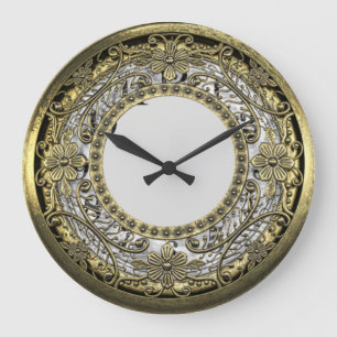 Grande Horloge Ronde Filigree vintage