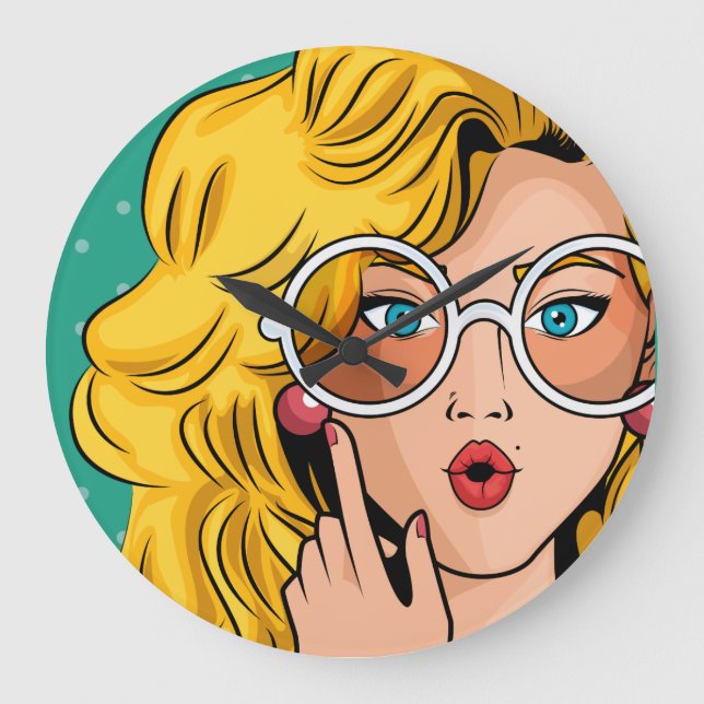 Grande Horloge Ronde Fille #1 (Recto)