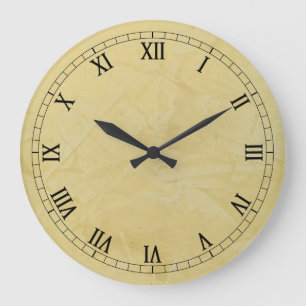 Grande Horloge Ronde Finition fausse du soleil toscan
