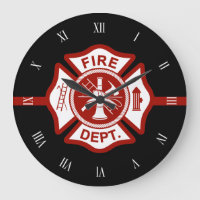 Fire Rescue Maltese Cross Symbole noir