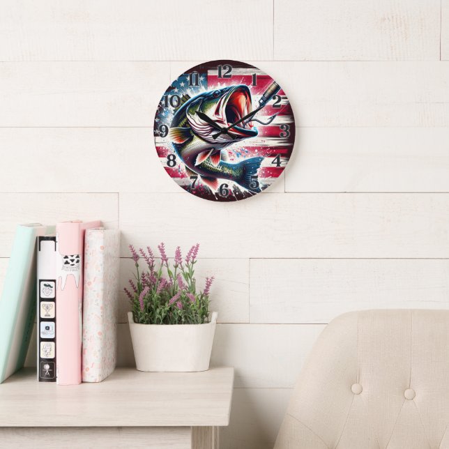 Grande Horloge Ronde Fish (Salle de lecture)