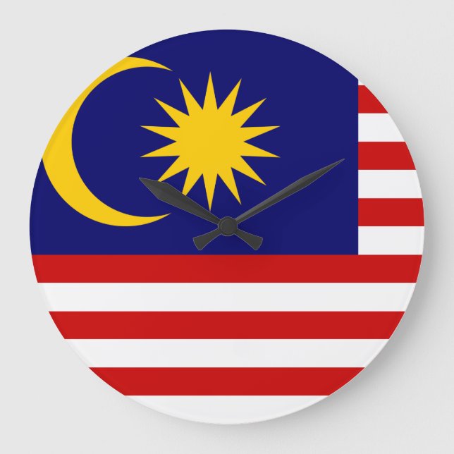 Grande Horloge Ronde Flag malaisien (Recto)