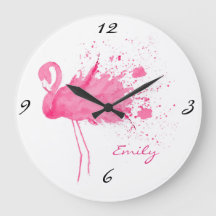Flamant rose rose