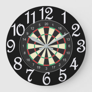 Grande Horloge Ronde Fléchettes pour tous