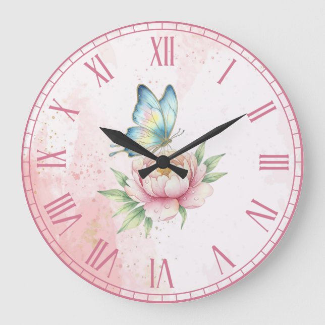 Grande Horloge Ronde Fleur (Recto)