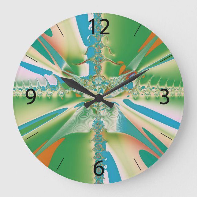Grande Horloge Ronde Fleur de printemps (Recto)