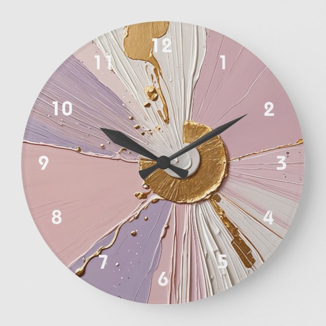 Grande Horloge Ronde Fleur éthérique (Recto)