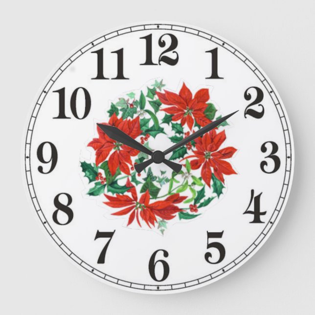 Grande Horloge Ronde Fleurs (Recto)