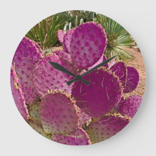 Grande Horloge Ronde Fleurs du désert