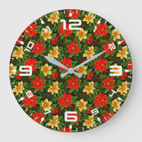 Fleurs Poinsettia de Noël Motif-86755
