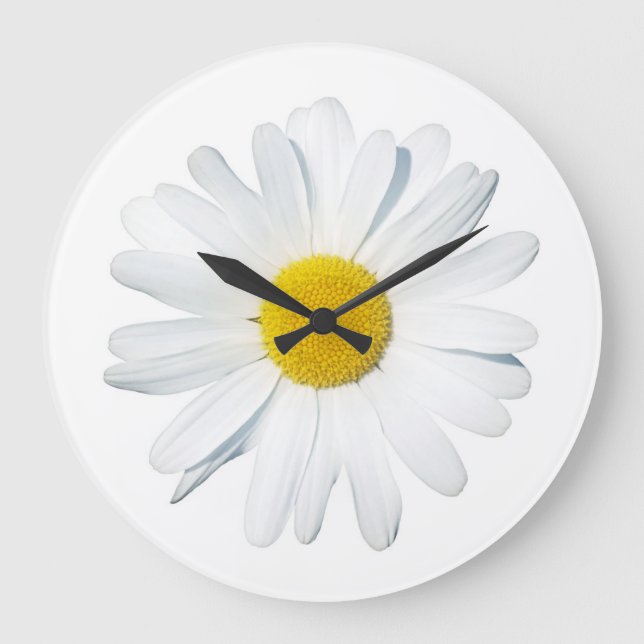 Grande Horloge Ronde Fleurs | Taille unique (Recto)