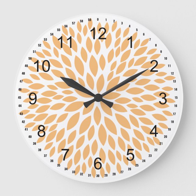 Grande Horloge Ronde Flore Chic Peach (Recto)