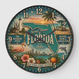 Grande Horloge Ronde Florida State Heritage Flamingo Beaches