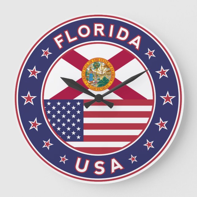 Grande Horloge Ronde Floride (Recto)