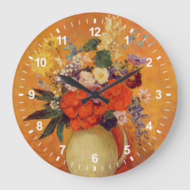 Grande Horloge Ronde Flowers, 1910 (Recto)