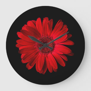 Grande Horloge Ronde Flowers (homonymie)   Gerbera