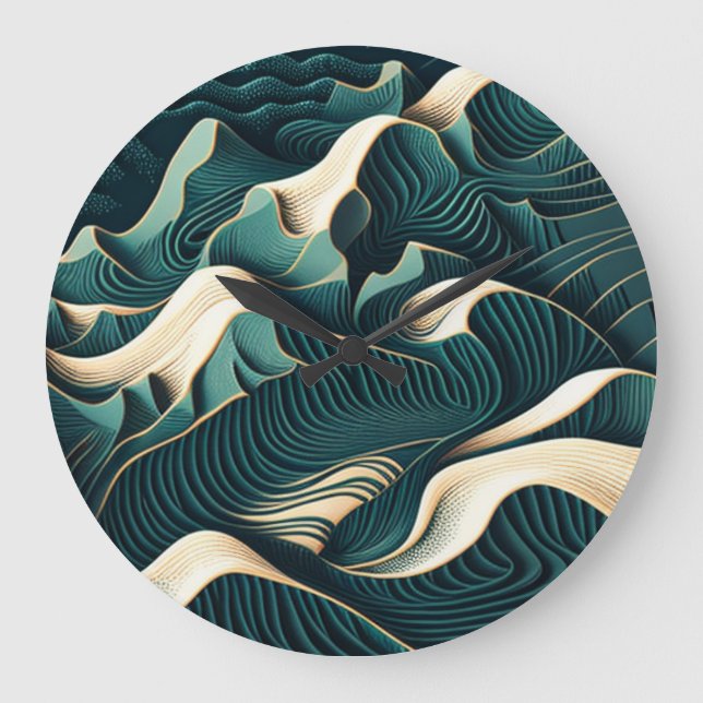 Grande Horloge Ronde Flowing harmony (Recto)