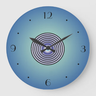 Grande Horloge Ronde Fonction centrale circulaire>Horloge murale