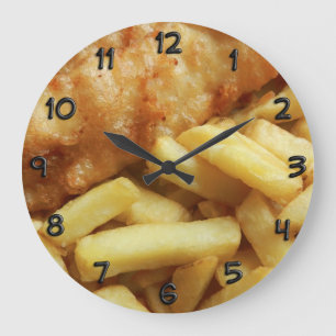 Grande Horloge Ronde Food Kitchen Wall