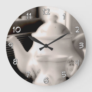 Grande Horloge Ronde Food Kitchen Wall
