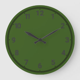 Grande Horloge Ronde Forest green