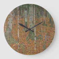 Forêt de bouleau par Gustav Klimt, Art Nouveau Vin