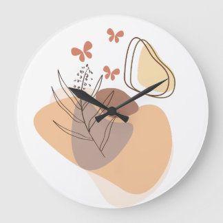 Grande Horloge Ronde formes esthétiques modernes