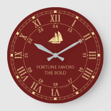 Fortune Privilégie L'Horloge Mur Acrylique Gras
