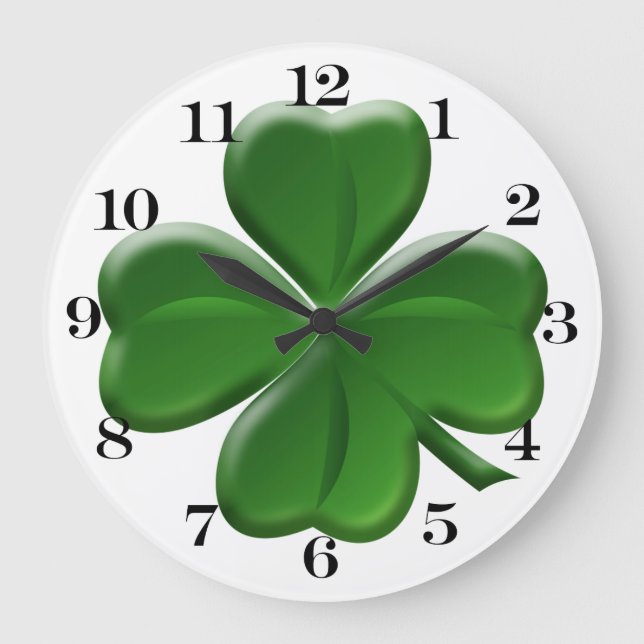 Grande Horloge Ronde Four Leaf Clover (Recto)