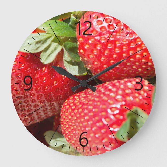 Grande Horloge Ronde Fraises (Recto)