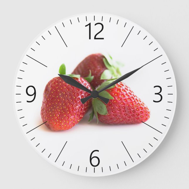 Grande Horloge Ronde Fraises (Recto)
