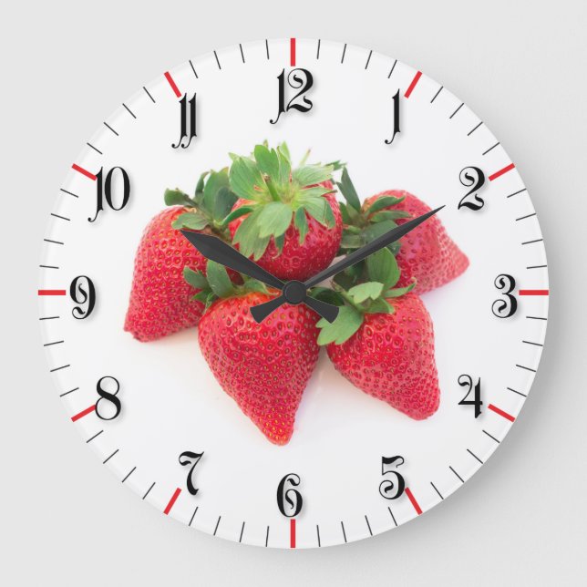 Grande Horloge Ronde Fraises (Recto)
