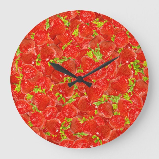 Grande Horloge Ronde Fraises (Recto)