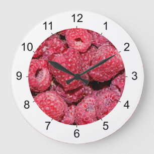 Grande Horloge Ronde Framboise