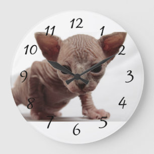 Grande Horloge Ronde Freaky Cute Furless