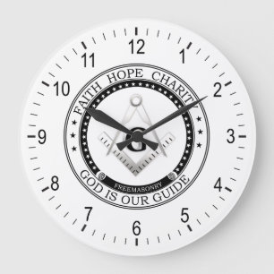 Grande Horloge Ronde Freemasonry symbol