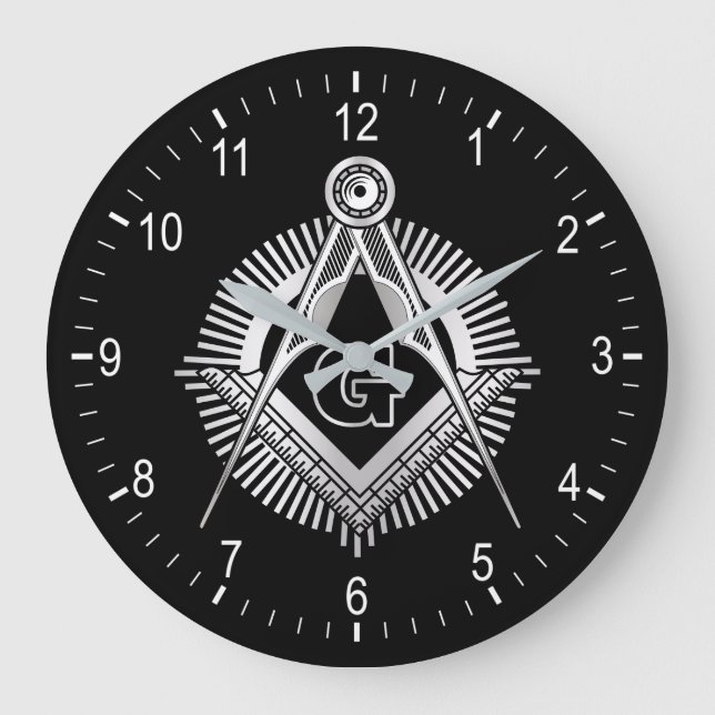 Grande Horloge Ronde Freemasonry symbol (Recto)