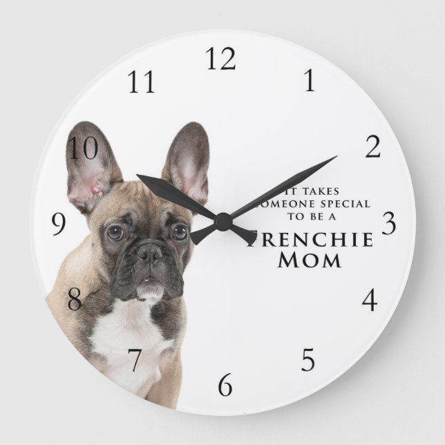 Grande Horloge Ronde Frenchie Maman Clock (Recto)
