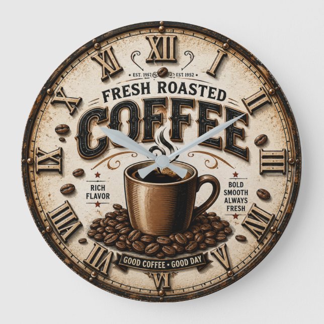 Grande Horloge Ronde Fresh Roasted Coffee  (Recto)