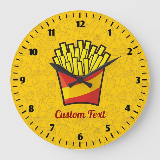 Grande Horloge Ronde Frites (Recto)