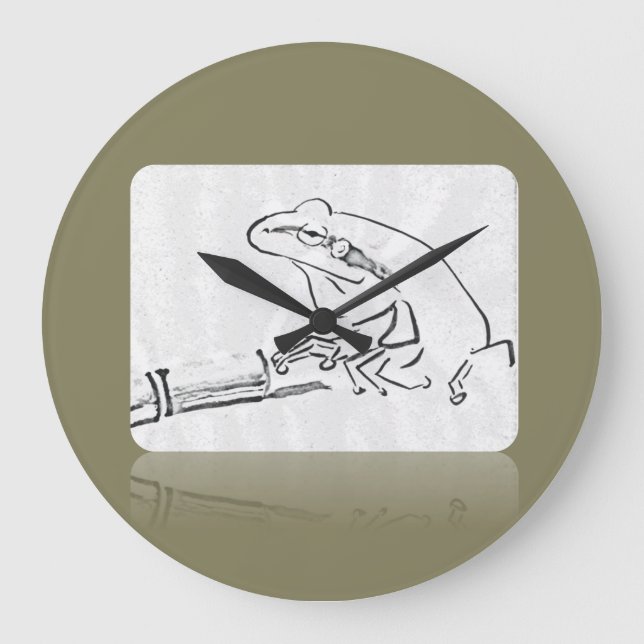Grande Horloge Ronde Frog Clock (Recto)