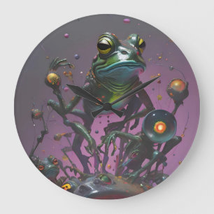 Grande Horloge Ronde Frog It All II 